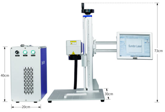 CE ISO CO2 Cattle Ear Tag Machine UV Color Printer Fiber Laser Marking Machine