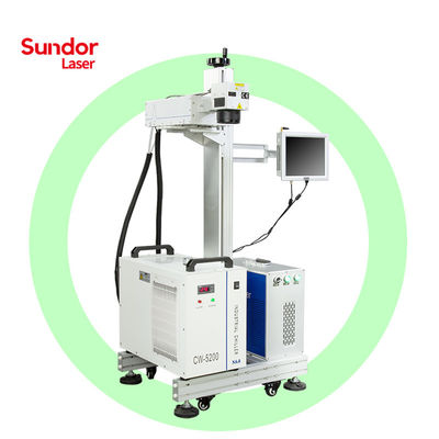 High speed Industrial fly online UV laser engraving machine printer date logo