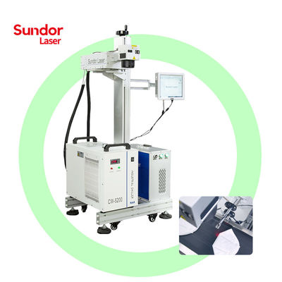 High speed Industrial fly online UV laser engraving machine printer date logo